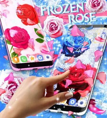 Winter rose live wallpaper android App screenshot 5